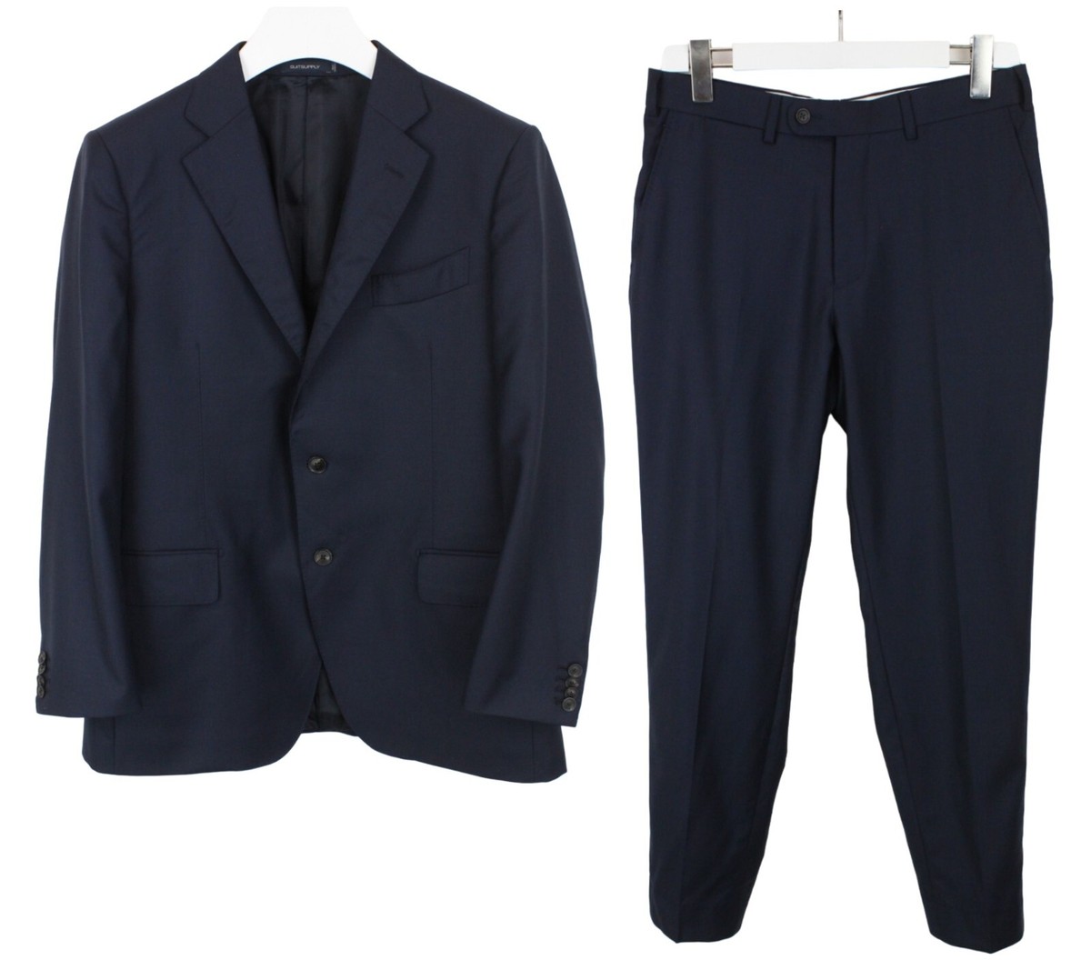 ハンドメイドつ SUITSUPPLY Lazio Single Breasted Slim / Brescia Suit Men's UK 44