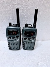2X AUDIOVOX  FR-130 Gray Wireless 14 Channels UHF Two Way Radio Walkie Talkie