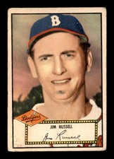 1952 Topps #51 Jim Russell   G/VG X2661623