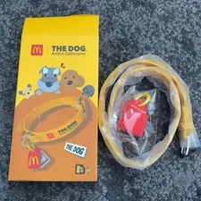 McDonald’s Limited My Good Dog Collar Necklace | Yellow Cute "Mai Men" Pet Gift