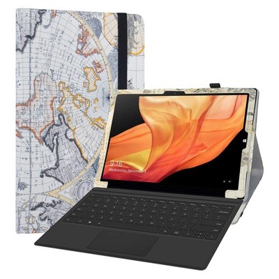 LiuShan Hülle für 12'' CHUWI UBook X Tablet 2 in 1, PU Leder mit Ständer