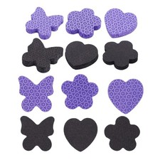 NAFJYR Nafjyr 1200 Pcs Lint Free Nail Wipes, Cotton Pads for Purple and Black