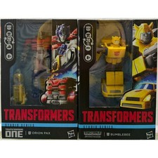 Transformers Studio Series Deluxe Class One Orion Pax and Devastation Bumblebee