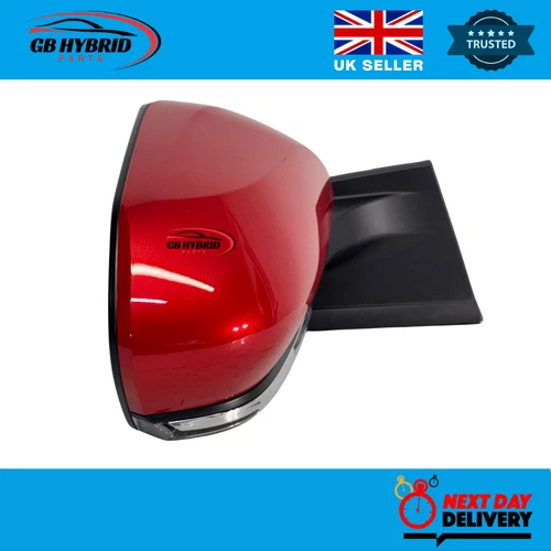 Toyota Prius 2016-2022 Driver Side Mirror Red With BSM Electric Auto Fold
