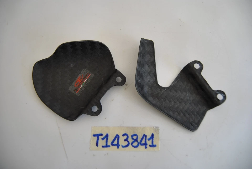 Coppia paratacchi in carbonio Carbon heelplate pair MV Agusta Brutale 2010 Foto 2 de 2