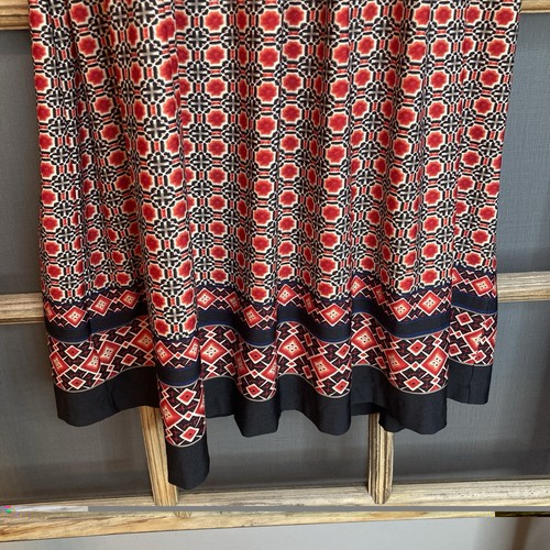 Perceptions N.Y. Women’s XL Sleeveless Geometric Print Stretch Dress Red Black - Picture 7 of 13