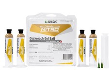 Nitro Vendetta Roach Cockroach Killer Gel Bait w/ IGR 4 Tubes+1 Plunger & 2 Tips