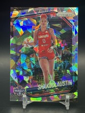 SHAKIRA AUSTIN 2025 Panini WNBA Prizm ICE Prizms #81 Washington Mystics