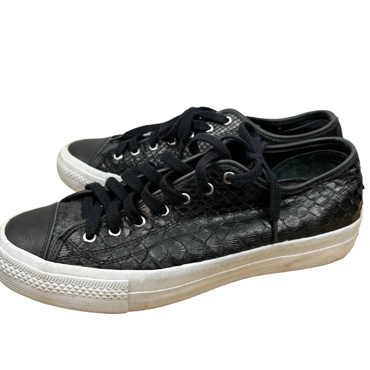 Visvim Skagway Lo Python Black Size M10 Sneakers - image 3