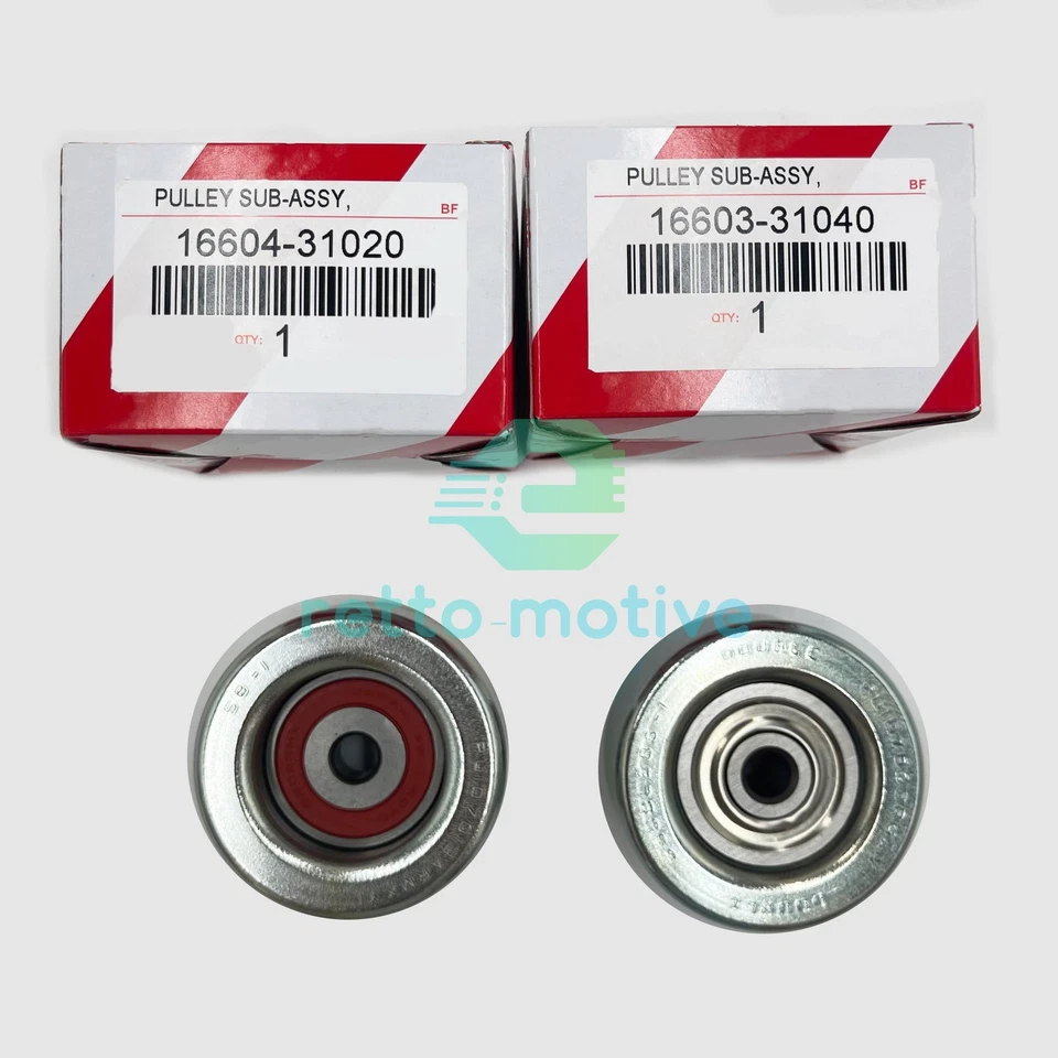For Lexus 2007-2014 GS350 Serpentine Drive Belt and Idler Pulley Kit US - Imagem 4 de 4