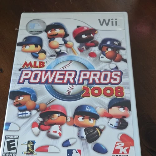 2K Sports MLB Power Pros 2008 Multiplayer Baseball Nintendo Wii E NTSC-U/C