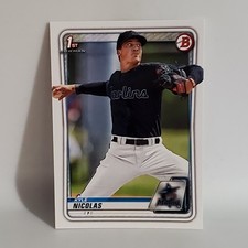 Kyle Nicolas Miami Marlins 2020 Bowman 1st Bowman RC Topps BD-64