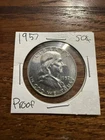 1957 Franklin Half Dollar Proof 90% Silver