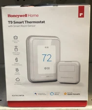 Honeywell Home T9 WiFi Smart Thermostat with Smart Room Sensor (RCHT9610WFSW)