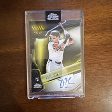 2025 Topps Chrome Auto Drew Gilbert Black Gold Refractor #CBA 47/50 Giants RC