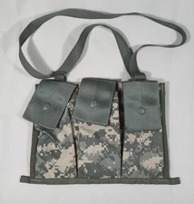 USGI US Army MOLLE II 6 Mag Ammo Bandoleer Pouch ACU Digital Camo