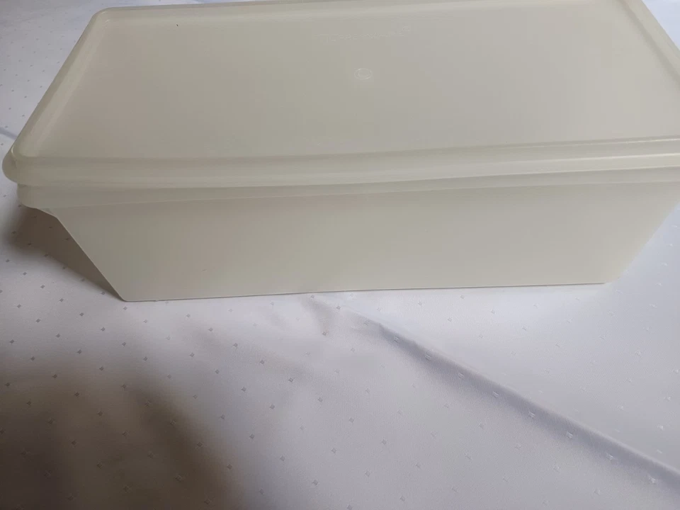 Tupperware Großer Vorratsbehälter Gefrierbehälter Brot-Transportbehälter Vintage - Bild 2 von 4