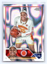 Zoe Brooks 2023 Topps Chrome McDonald's All American #73 Lava Refractor #/299