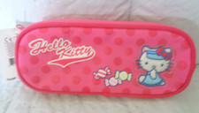 NWT - Hello Kitty - Sanrio - Pink - Canvas Pencil / Pen Case
