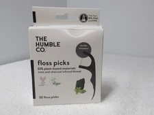 Dental Floss Picks Mint 50 Count By The Humble Co