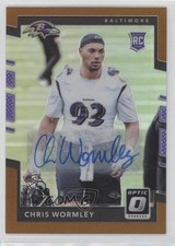 2017 Donruss Optic Rookies Bronze Auto Chris Wormley #143 Auto 13l2