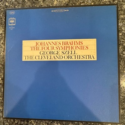 BRAHMS The Four Symphonies - GEORGE SZELL & Cleveland COLUMBIA ST 3LP BOX, NM