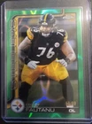 2025 Topps Chrome Football Green Wave Refractor Troy Fautanu #256