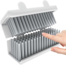 Reusable Shower Wall Hair Collector Hair Trap for Drain Protector, White