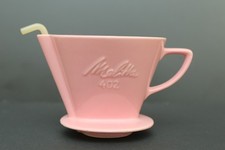 Original MELITTA Teefilter 402 mit Brühstab Keramik rosa 50er/60er Jahre vintage