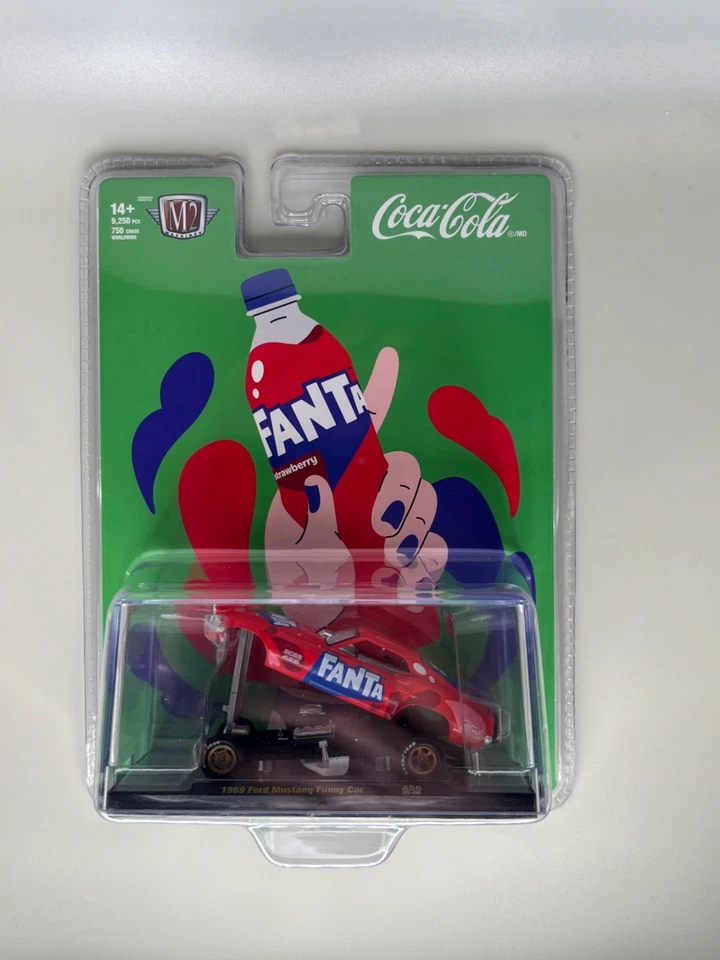 2025 M2 Machine Fanta 1969 Ford Mustang Funny Car A56 NIB 1/64 - Image 4 of 4