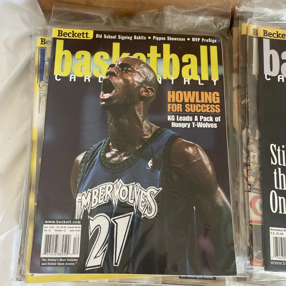 Beckett Basketball Monthly Lot Of 69. 1994-2002. Lakers Bulls Jazz Blazers - Image 2 of 4