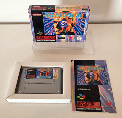 Mega-Lo-Mania   Super Nintendo SNES PAL   CIB / OVP + Anleitung