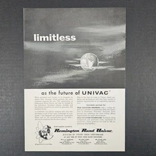 1956 Remington Rand Univac Sperry Hiring Field Engineers Techs Vintage Print Ad