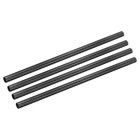 4Pcs Carbon Fiber Tubes 12x14x330mm Matte Surface 3K Roll Wrapped for Airplane