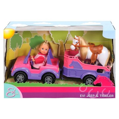 Smoby 5737460 Mini-Evi with Jeep Van and Horse