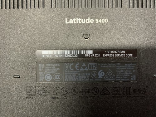 Dell Latitude 5400 i5 8th 8GB RAM NO OS/SSD/HDD Laptop Notebook PC M5 - 第 7/12 張圖片