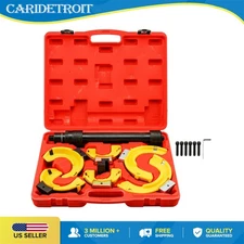 Macpherson Strut Coil Spring Compressor Kit Interchangeable Fork Extractor Tool