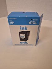 ONN Replacement Cartridge for HP 61XL Printer - Black Exp Open Box Exp 8/25