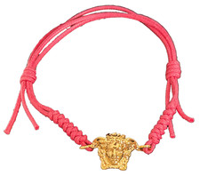 NWT Versace Medusa Head 3D Logo Charm Gold Fu...