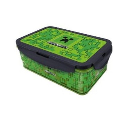 Stor: Minecraft - Rectangular Food Container - Brotbox / Lunchbox 1070ml #75632