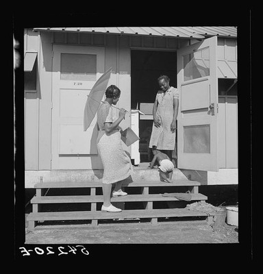 Photo:Belle Glade Florida 1940 Corinne Williams migratory labor camp visit