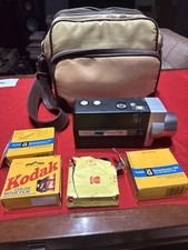 Sears Easi-Load Super 8 movie camera, C-162, vintage Camera Bag Expired Film