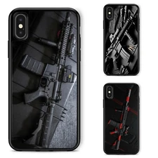 Dustproof Case assault rifle ar 15 usa For iPhone SE4 16E 12 13 14 15 16 Pro Max