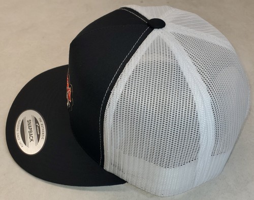 Coors Light Beer Patch Trucker Hat Yupoong/YP Classic 6006 Snapback Black/White - Picture 3 of 9