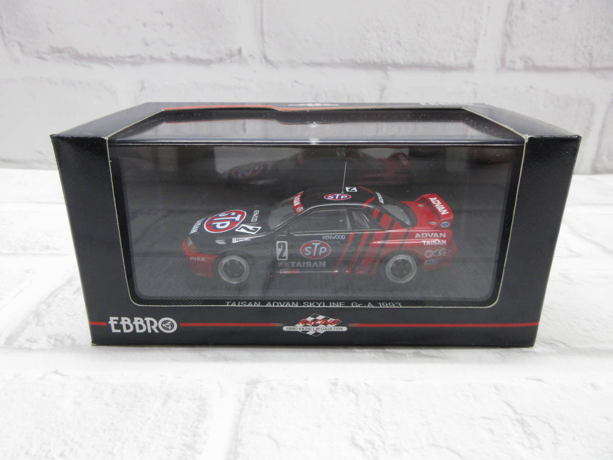 ★希少★1/43TAISAN ADVAN SKYLINE Gr.A 1993 Mini car 1/43 Nissan Skyline Taisan Advan Gr.A 1993 Black