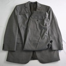 Jos A Bank 46L X-Long 40x30 Brown Traveler 100 Wool Mens Jacket Pants Suit