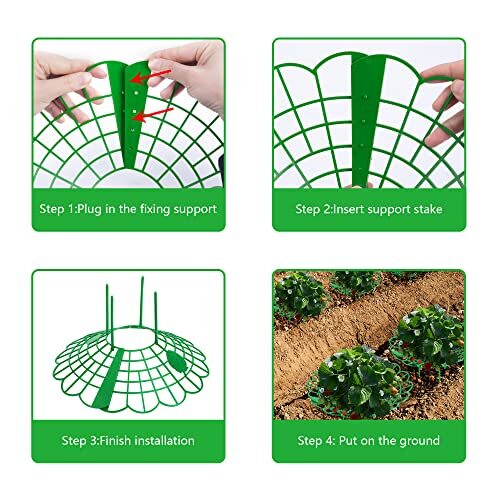 6 Pack Melon Cradles Garden Plant Supports Reusable Watermelon Pumpkins Support - Picture 4 of 6