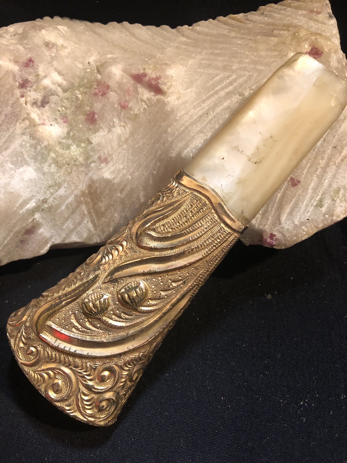 Victorian Umbrella Handlebar rolled gold - image 5