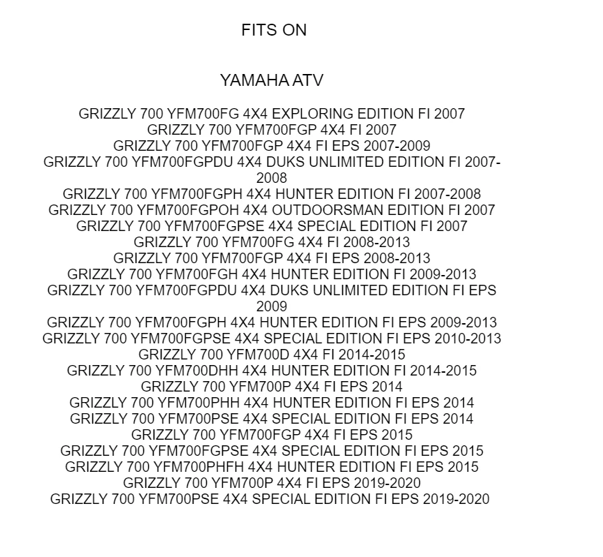 Cylinder Piston Ring for Yamaha Grizzly 700 YFM700 2007-15 2019-20 Standard Bore - Image 2 of 2