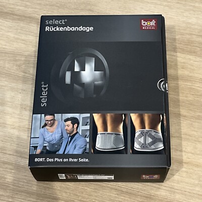 **Bort Stabilo Rückenbandage Gr. 2 (80-90cm) | OVP | 1x benutzt | gereinigt**